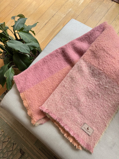 MANTA INTI Rosa & Vainilla | Manta de Alpaca